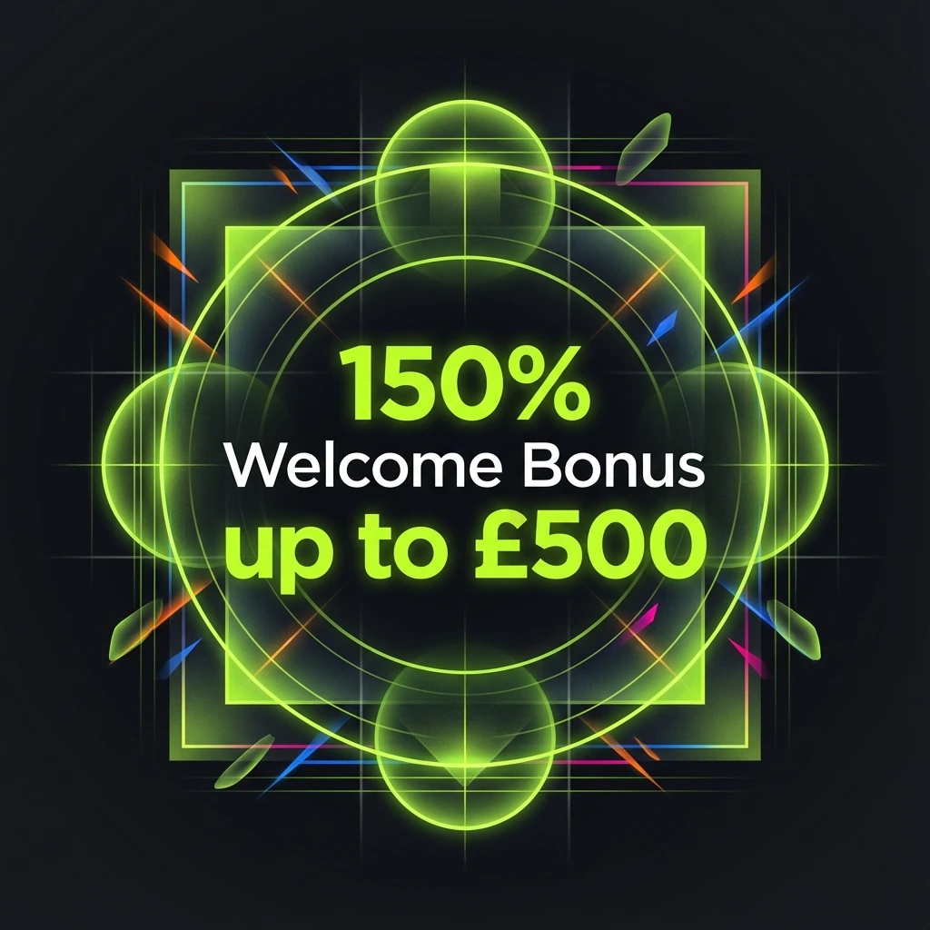 150% Welcome Bonus up to £500