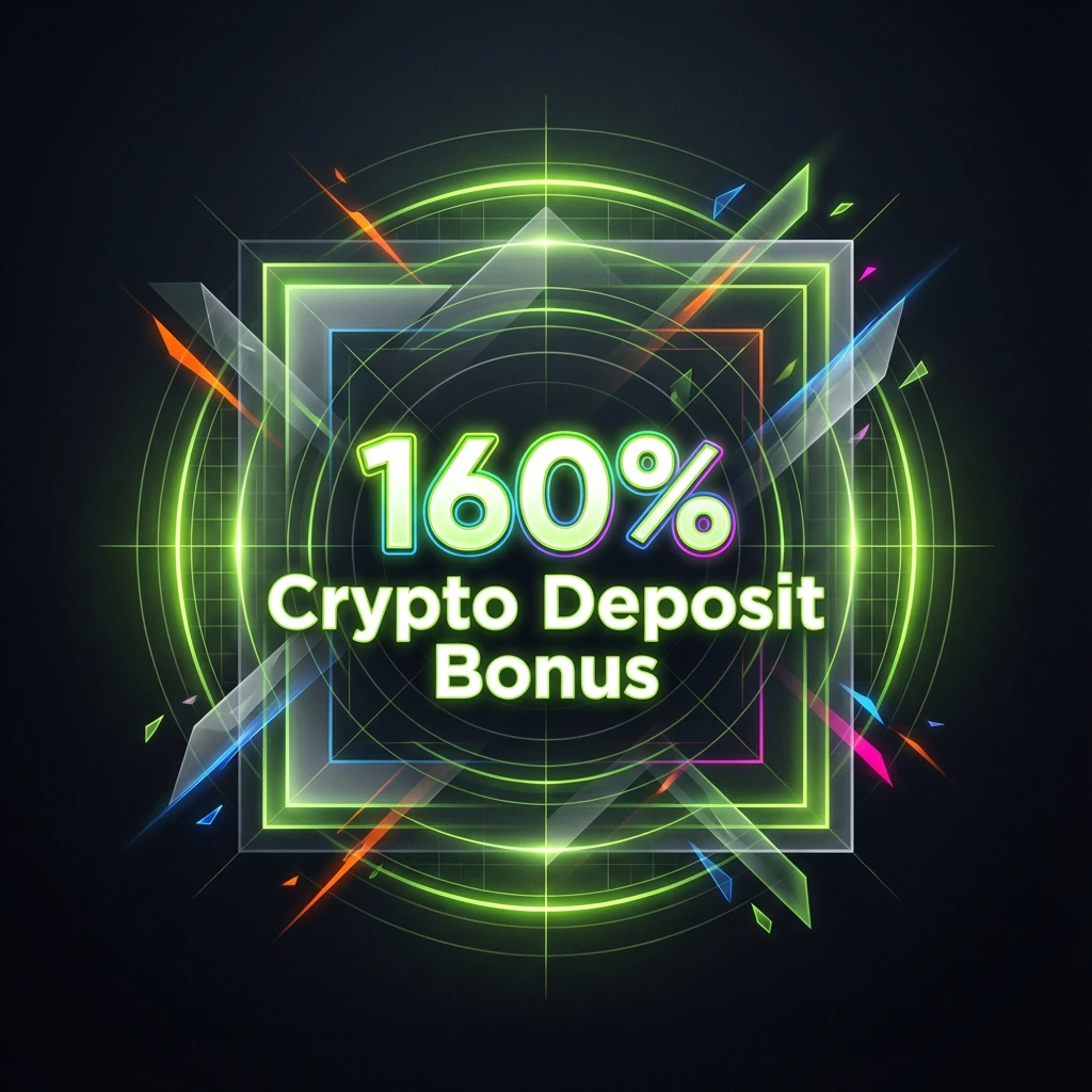160% Crypto Deposit Bonus